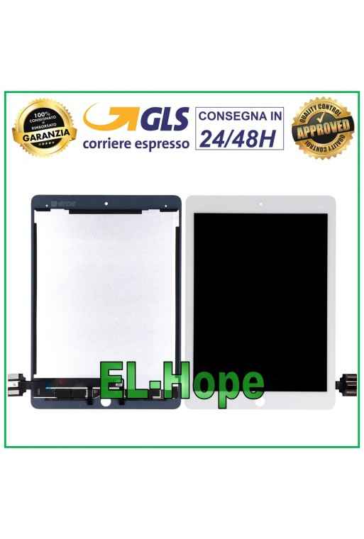 LCD-TOUCH-DISPLAY FÜR APPLE IPAD PRO 9.7 2016 A1673 A1674 A1675 WEISSER BILDSCHIRM