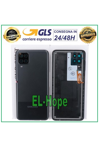 ORIGINAL SAMSUNG GALAXY A12 SM-A125 AKKU-ABDECKUNG RÜCKSEITE SCHWARZ