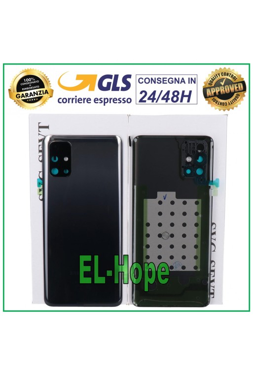 ORIGINAL SAMSUNG GALAXY M31S SM-M317 BATTERIEABDECKUNG SCHWARZE RÜCKSEITE