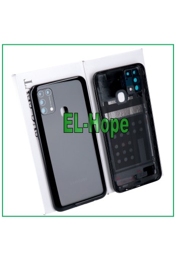 ORIGINAL SAMSUNG GALAXY M31 SM-M315 BATTERIEABDECKUNG SCHWARZE RÜCKSEITE