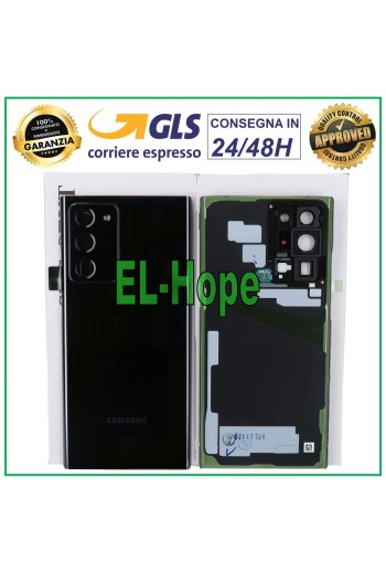 ORIGINAL SAMSUNG GALAXY NOTE 20 ULTRA 5G SM-N986 RÜCKSEITE SCHWARZ BATTERIEABDECKUNG