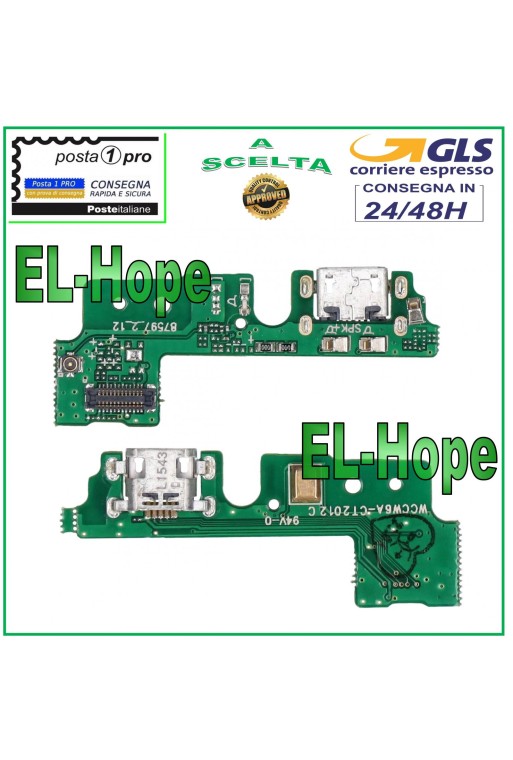 HONOR 6A DLI-AL10 LADEANSCHLUSS MICRO USB LADEDOCK PCB