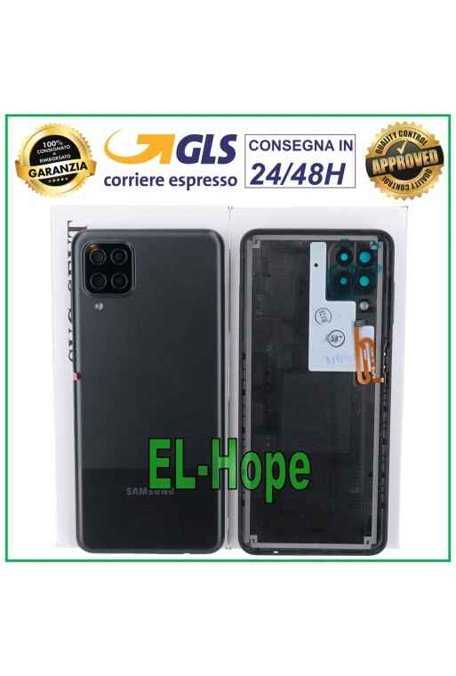 ORIGINAL SAMSUNG GALAXY A12 SM-A127 AKKU-ABDECKUNG RÜCKSEITE SCHWARZ ORIGINAL SAMSUNG GALAXY A12 SM-A127 AKKU-ABDECKUNG RÜCKSEITE SCHWARZ