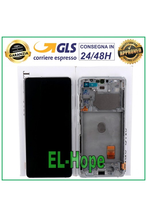 LCD-DISPLAYRAHMEN ORIGINAL SAMSUNG GALAXY S20 FE 5G SM-G781B TOUCH-GLAS WEISS LCD-DISPLAYRAHMEN ORIGINAL SAMSUNG GALAXY S20 FE 5G SM-G781B TOUCH-GLAS WEISS