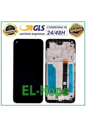 LCD-DISPLAY + RAHMEN FÜR LG K61 LMQ630EAW LMQ630EMW TOUCHSCREEN GLASBILDSCHIRM