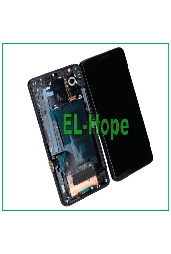 LCD-DISPLAY + RAHMEN FÜR LG G7 ONE G7-FIT LMQ850EM TOUCHSCREEN SCHWARZER BILDSCHIRM