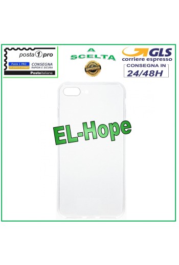 SCHUTZHÜLLE CASE TRANSPARENT FÜR APPLE IPHONE 7 PLUS BUMPER TPU