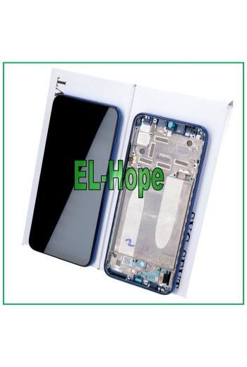 ORIGINAL LCD-DISPLAY + RAHMEN XIAOMI MI A3 M1906F9 / Mi CC9E TOUCHSCREEN BLAU