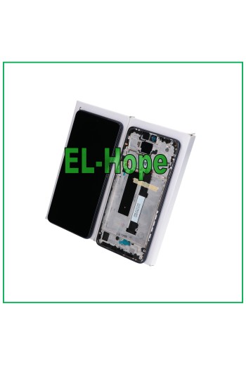 ORIGINAL XIAOMI Mi 10T LITE M2007J17G LCD TOUCHSCREEN DISPLAY GLASRAHMEN BLAU