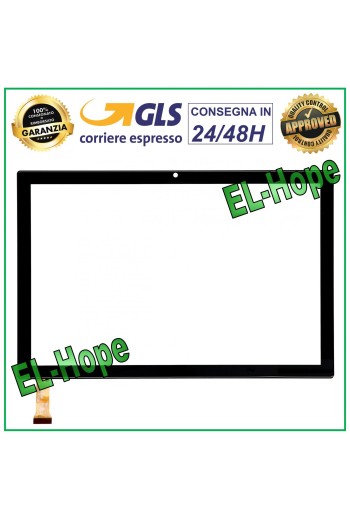 TOUCHSCREEN-GLAS-TABLET YESTEL T5 T5_EEA DIGITIZER 10,1  ORIGINAL SCHWARZ