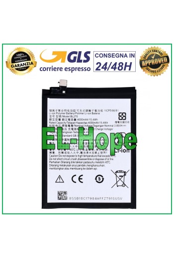 BL270 AKKU FÜR MOTOROLA MOTO E5 XT1944 / LENOVO K6 NOTE 4000 mAh
