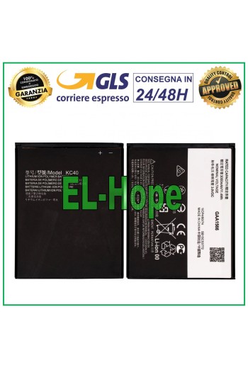 KC40 AKKU FÜR MOTOROLA MOTO E6 PLUS / E6S 1/CP4/60/74 3000 mAh