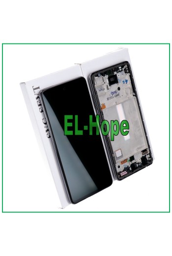 100 % ORIGINAL TOUCH-LCD-DISPLAY SAMSUNG GALAXY A52 SM A525F A526B SCHWARZER RAHMEN