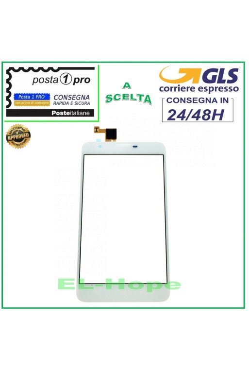 TOUCHSCREEN-GLAS MEDIACOM PhonePad Duo G551 M-PPAG551 ab Seriennummer 1612 ORIGINAL
