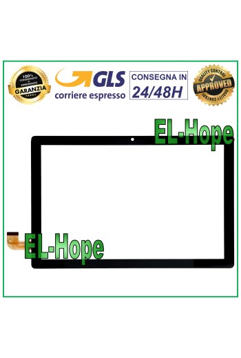 TOUCHSCREEN-GLAS TABLET MAJESTIC TAB 912 PRO DIGITIZER 10.1 ORIGINAL SCHWARZ