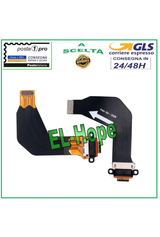 FLACHFLEX-LADEANSCHLUSS HUAWEI P40 ANA-LX9 LX4 NX9 DOCK TYP C LADEN