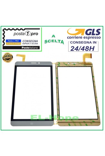 TOUCHSCREEN-GLAS MEDIACOM SMARTPAD Hx 7 HD M-SP7HXAH ORIGINAL GRAU