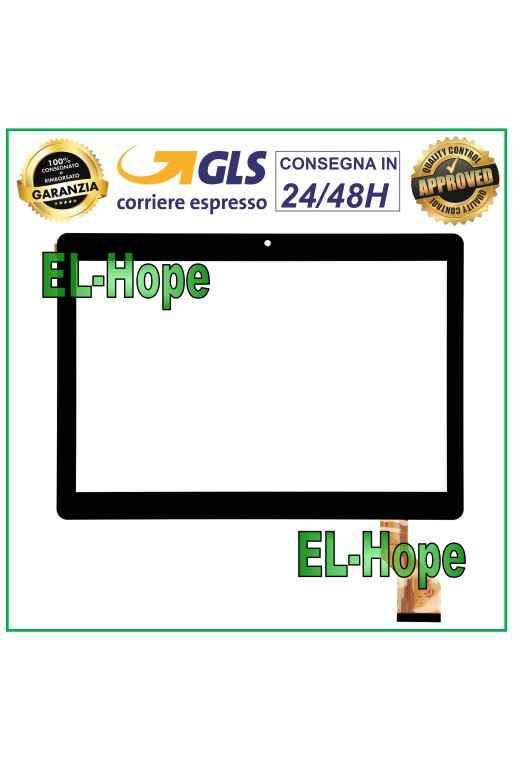 TOUCHSCREEN-GLAS TABLET MEDIATEK MEBERRY M6 MJK-1102 DIGITIZER ORIGINAL SCHWARZ