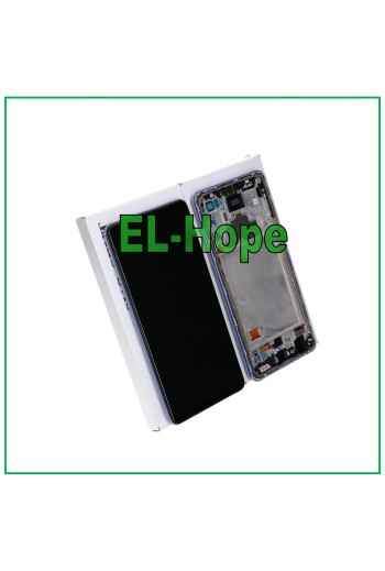 ORIGINAL LCD DISPLAY SERVICE SAMSUNG GALAXY A72 SM A725 A726 TOUCH RAHMEN LILA
