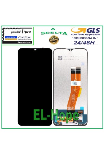 LCD-DISPLAY FÜR SAMSUNG GALAXY M02S SM-M025 TOUCHSCREEN MONTIERTES SCHWARZES GLAS