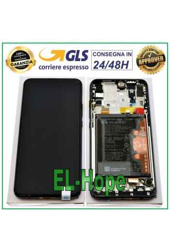 ORIGINAL LCD DISPLAY RAHMEN AKKU HUAWEI P SMART Z STK-LX1 LX2 L21 TOUCH SCHWARZ