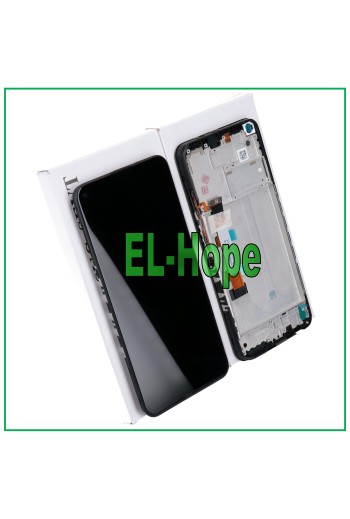 ORIGINALRAHMEN LCD-DISPLAY XIAOMI REDMI NOTE 9T / NOTE 9 5G M2007J22 TOUCH SCHWARZ