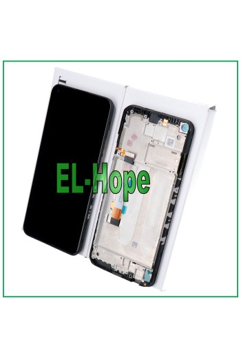 ORIGINALRAHMEN LCD-DISPLAY XIAOMI REDMI NOTE 9T / NOTE 9 5G M2007J22 TOUCH SCHWARZ