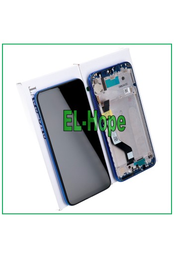 ORIGINALRAHMEN LCD-DISPLAY XIAOMI REDMI NOTE 7 / Note 7 PRO TOUCHSCREEN BLAU
