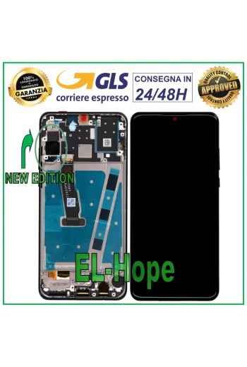 DISPLAYRAHMEN FÜR HUAWEI P30 LITE NEW EDITION 24 MP TOUCHSCREEN SCHWARZER BILDSCHIRM