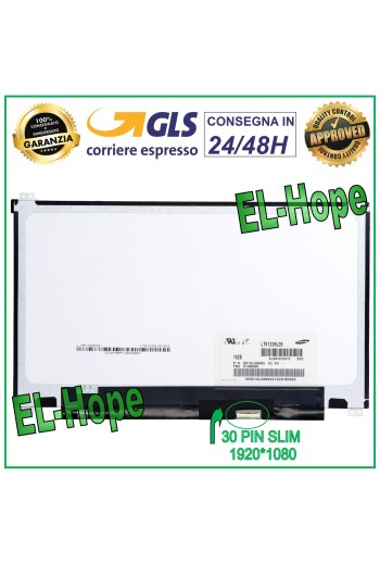 DISPLAY LP133WF2 SPL1 LCD-NOTEBOOK 13.3 30 PIN SCHLANK 1920*1080 FHD LED-BILDSCHIRM