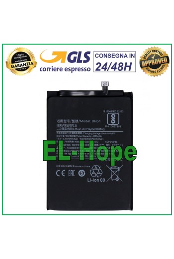 AKKU BN51 FÜR XIAOMI REDMI 8 M1908C3IG /Redmi 8A M1908C3KG 5000 mAh AKKU