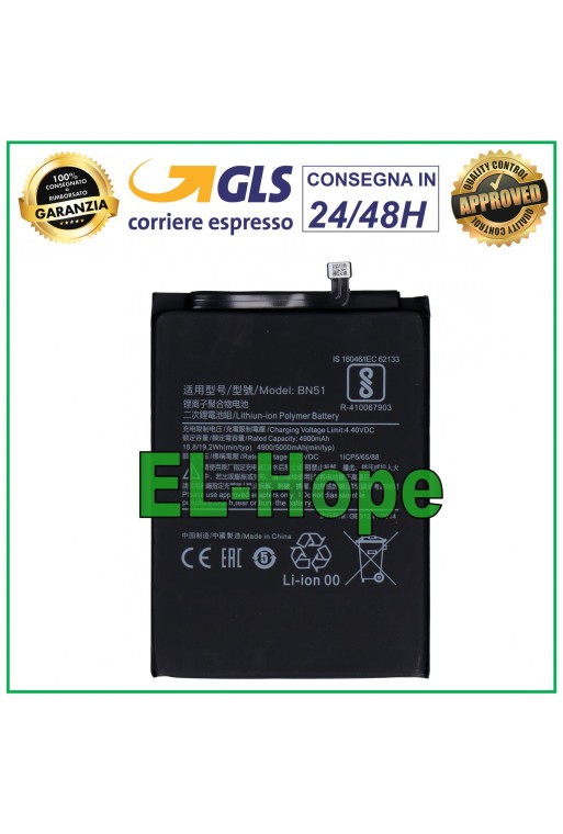AKKU BN51 FÜR XIAOMI REDMI 8 M1908C3IG /Redmi 8A M1908C3KG 5000 mAh AKKU