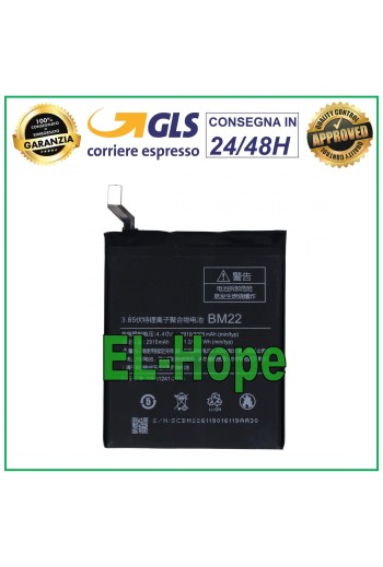 ORIGINAL EQUAL BATTERY BM22 FÜR XIAOMI REDMI MI 5 MI5 3000 mAh BATTERIE 