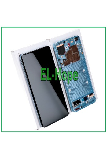 ORIGINAL LCD-DISPLAY + RAHMEN XIAOMI MI 11 5G M2011K2G TOUCHSCREEN GLAS BLAU