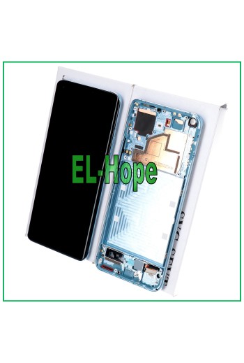 ORIGINAL LCD-DISPLAY + RAHMEN XIAOMI MI 11 5G M2011K2G TOUCHSCREEN GLAS BLAU