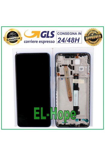 LCD-DISPLAY + ORIGINALRAHMEN XIAOMI POCO X3 PRO M2102J20SG M2102J20SI TOUCH BLAU
