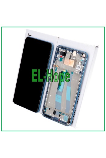 ORIGINALRAHMEN LCD-DISPLAY XIAOMI MI 11 LITE 4G 5G NE M2101K9AG TOUCH BLAUES GLAS