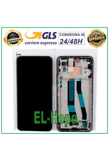 ORIGINALDISPLAY + RAHMEN XIAOMI MI 11 LITE 4G M2101K9AG TOUCHSCREEN SCHWARZ