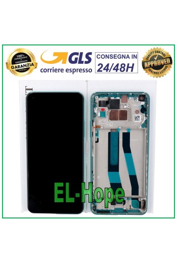 ORIGINALDISPLAY + RAHMEN XIAOMI MI 11 LITE 4G 5G NE M2101K9AG TOUCH GRÜNES GLAS