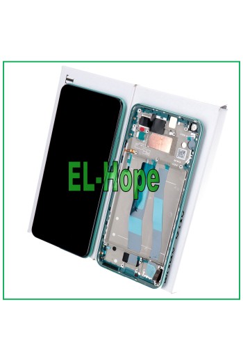 ORIGINALDISPLAY + RAHMEN XIAOMI MI 11 LITE 4G 5G NE M2101K9AG TOUCH GRÜNES GLAS