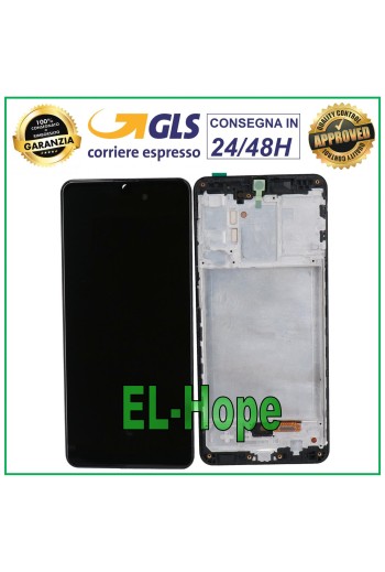 ORIGINAL OLED LCD DISPLAY SAMSUNG GALAXY A31 SM-A315F TOUCH RAHMEN GLAS