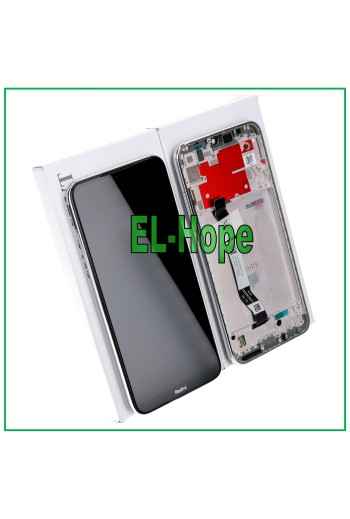 LCD-DISPLAY + ORIGINALRAHMEN XIAOMI REDMI NOTE 8T M1908C3XG TOUCHSCREEN WEISS