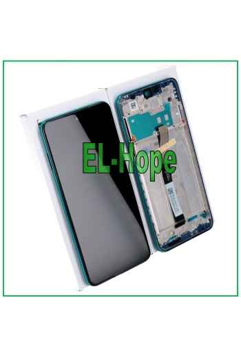 ORIGINAL LCD + TOUCH-DISPLAY XIAOMI REDMI NOTE 9S M2003J6 M2003J6A1G BLAUER RAHMEN