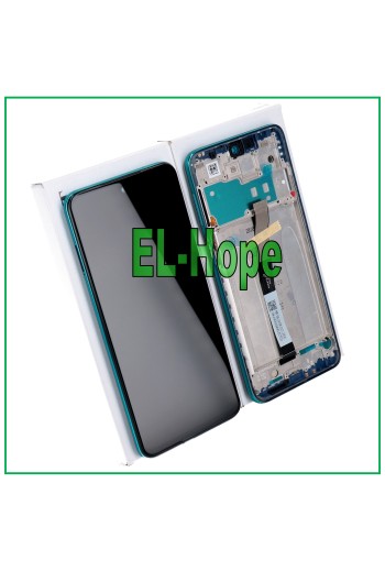 ORIGINAL LCD + TOUCH-DISPLAY XIAOMI REDMI NOTE 9 PRO MAX M2003J6B1I BLAUER RAHMEN