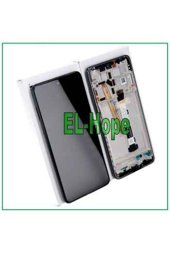 LCD-DISPLAY + ORIGINALRAHMEN XIAOMI POCO X3 NFC M2007J20CI TOUCHSCREEN SCHWARZ