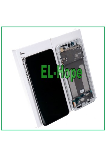 ORIGINAL LCD-DISPLAYRAHMEN XIAOMI MI 9 LITE M1904F3BG TOUCHSCREEN WEISSES GLAS
