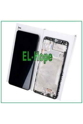 ORIGINALRAHMEN LCD-DISPLAY SAMSUNG GALAXY A22 4G SM-A225 F/FN TOUCHSCREEN SCHWARZ