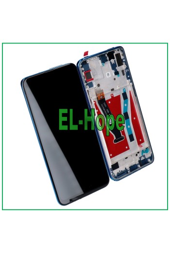 LCD-DISPLAYRAHMEN FÜR HUAWEI P SMART Z STK-LX1 STK-LX2 STK-L21 TOUCH-GLAS BLAU
