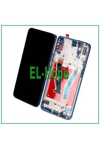 LCD-DISPLAYRAHMEN FÜR HUAWEI P SMART Z STK-LX1 STK-LX2 STK-L21 TOUCH-GLAS BLAU