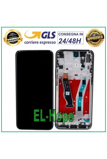 LCD-DISPLAYRAHMEN FÜR HUAWEI P SMART Z STK-LX1 STK-LX2 STK-L21 TOUCHGLAS SCHWARZ